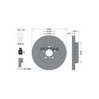 Tarcza hamulcowa przód BMW F06 F10 F11 F12 F13 640 518 520 523 525 530 535 - 34116884301