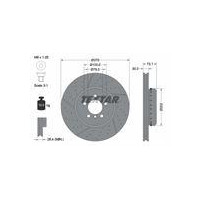 TARCZA HAM. BMW P. 3/4 11- PERFOROWANY