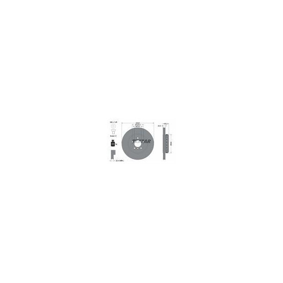 TARCZA HAM. BMW T. E60/E63 04-