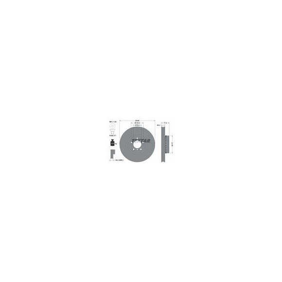 TARCZA HAM. BMW P. 5/6 3,0D/4,8 04-10