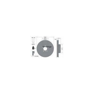 TARCZA HAM. BMW P. 5/6 3,0D/4,8 04-10