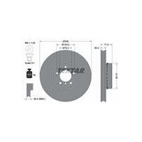 TARCZA HAM. BMW P. 5/6 3,0D/4,8 04-10