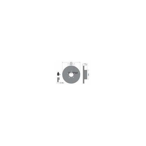 TARCZA HAM. BMW P. 3/X1 1,6-3,0 11-15