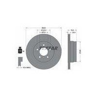 TARCZA HAM. BMW T. X5/X6 07- 320MM