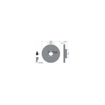 TARCZA HAM. BMW P. X5/X6 2,0-3,0 D 06-