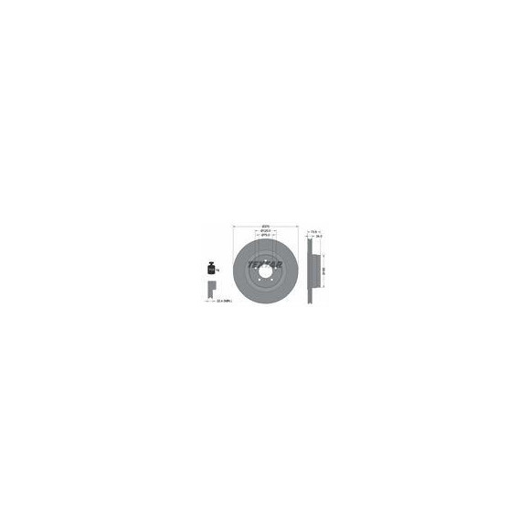 TARCZA HAM. BMW T. E65/E66 745D/760I 370MM