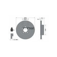 TARCZA HAM. BMW T. 7 (E65/E66/E67) 4,0 D/4,4-6,0 01-05