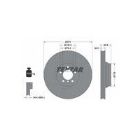 TARCZA HAM. BMW P. E65/E66 745D/760I 374MM