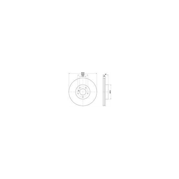 TARCZA HAM. BMW P. E53 X5 00- NOWY NUMER 98200-1072 PRO 0 1