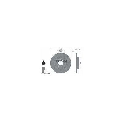 TARCZA HAM. BMW P. 3 (E46), Z4 (E85, E86) 2.5/2.9/3.0 10.99-