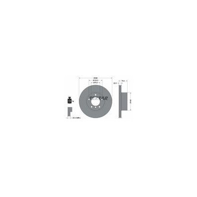 TARCZA HAM. BMW P. 5 (E39) 2.0-3.5 11.95-05.04