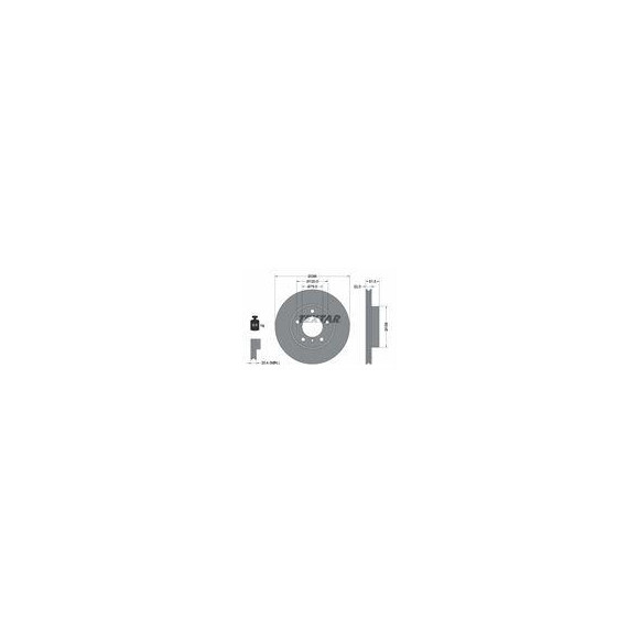 TARCZA HAM. BMW P. 3 (E36, E46), Z3 (E36), Z4 (E85) 1.6-2.8 09.90-