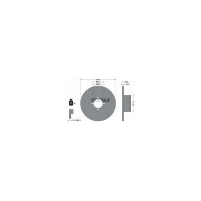TARCZA HAM. BMW P. 02 (E10, E6), 1500-2000 1.6/1.8/2.0 04.64-07.77