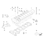 Uszczelki silnika zestaw BMW E39 E46 E53 X5 E60 E61 E65 E83 X3 520 525 530 320 325 330 730 - 11120141055