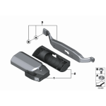 Mocowanie gaśnicy BMW F01 F07 F10 F11 F15 F16 G05 G11 G30 G31 G32 - 82272351182