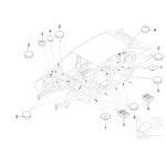51717039760 Podstawa podnośnika BMW E63 E64 E65 E66 MINI R50 R52 R53 R55 R56 R57 R58 R59 - 51717039760 - Części oryginalne BMW Łódź | Sklep internetowy BMW