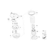 51717046902 Osłona gniazda amortyzatora prawa BMW E60 E61 520i 525i 525d 530i 535d 540i 545i - 51717046902 - Części oryginalne BMW Łódź | Sklep internetowy BMW