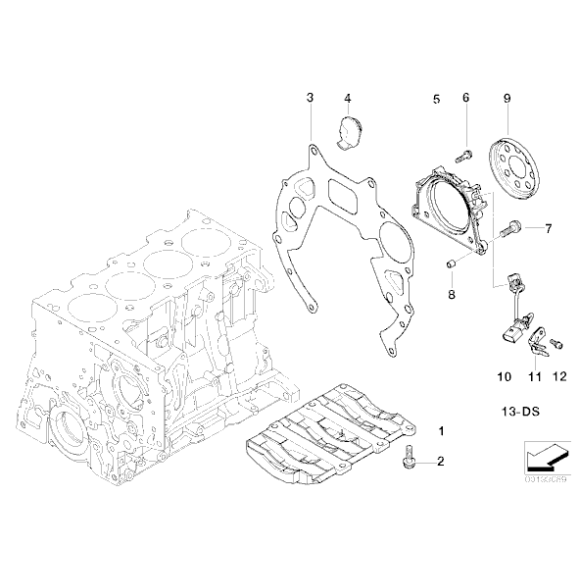 11110394505 Zestaw uszczelek bloku BMW E46 E60 E87 E83 E90 318d 118d 120d 520d 320d - 11110394505 - Części oryginalne BMW Łódź | Sklep internetowy BMW