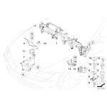 51717123687 Osłona przekładni kierowniczej lewa BMW E60 E61 E63 E64 630 645 650 520 523 525 530 535 540 545 550 - 51717123687 - Części oryginalne BMW Łódź | Sklep internetowy BMW