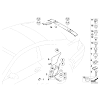 51717124909 Osłona rynienki odpływowej lewa - 51717124909 - Części oryginalne BMW Łódź | Sklep internetowy BMW