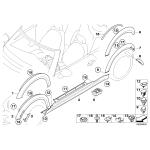 Zaczep MINI R55 R56 R57 R58 R59 Cooper - 51717127743