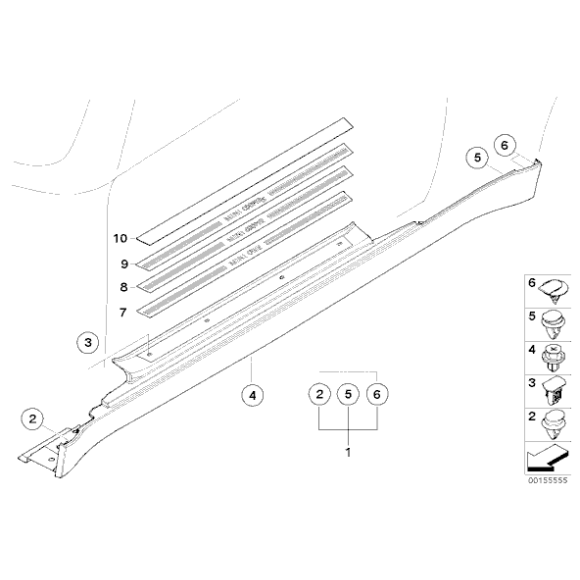 Zaczep MINI R55 R56 R57 R58 R59 Cooper - 51717127743