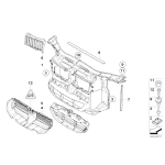 51717161436 Kanał powietrza chłodnicy oleju prawy nadkola przód BMW E90 E91 E92 E93 335i 335d 335xi - 51717161436 - Części oryginalne BMW Łódź | Sklep internetowy BMW