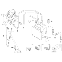 Elastyczny przewód hamulcowy przód BMW E46 Z4 316 318 320 323 330 - 34326766966