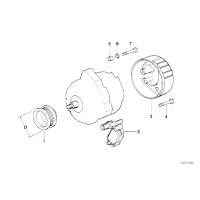 Alternator BMW E46 E39 E38 E53 X5 320d 520d 525d 530d 730d 3,0d M57 - 12312247389