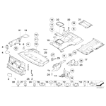 Uchwyt obudowy podwozia prawy BMW E39 520i 523i 525i 528i 530i prod. do 04.2000r. - 51718203919