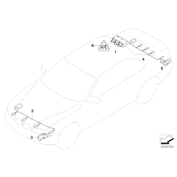 66202180149 Czujnik PDC przód BMW E39 E60 E61 E63 E64 Z4 MINI 520 523 525 528 530 535 540 545 prod. od 09.2001r - 66202180149 - Części oryginalne BMW Łódź | Sklep internetowy BMW