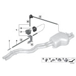 Łącznik BMW E23 E24 E28 E30 E32 E34 E38 E39 E46 E53 E60 E61 E65 Z4 - 11151276486