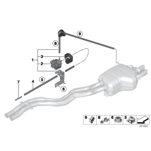 Łącznik BMW E23 E24 E28 E30 E32 E34 E38 E39 E46 E53 E60 E61 E65 Z4 - 11151276486