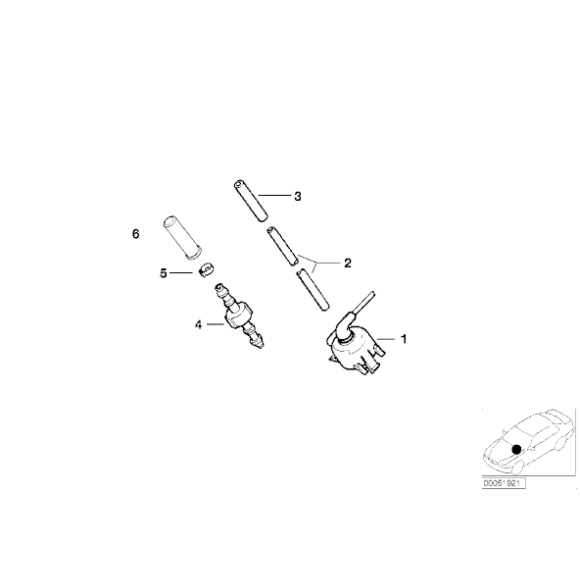Łącznik BMW E23 E24 E28 E30 E32 E34 E38 E39 E46 E53 E60 E61 E65 Z4 - 11151276486