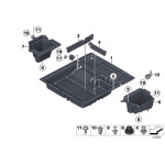 51718242741 Nakrętka BMW E30 E36 E46 E60 E39 E38 F01 F07 F10 F11 F12 F13 F15 F16 F25 F26 F39 F45 F46 F48 MINI F54 F55 F56 F57 F60 G01 G02 G0 - Części oryginalne BMW Łódź | Sklep internetowy BMW