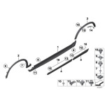 Zaczep progów BMW E38 F25 F26 - 51718259025