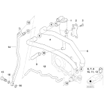 Odma oddzielacz oleju BMW E53 X5 4,4i 4,6is M62 - 11151705237
