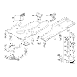 Pokrywa osłona obudowy silnika BMW E60 E61 E63 E64 - 51757061886