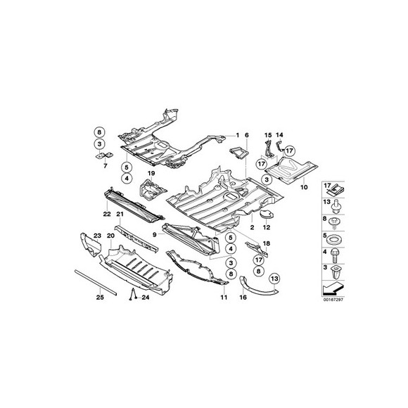 51757117369 Ekran komory silnika - 51757117369 - Części oryginalne BMW Łódź | Sklep internetowy BMW