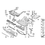 Pokrywa osłony silnika - 51757140983