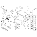 51757153791 Osłona dolna komory silnika przód BMW E65 E66 730d 740d 745d - 51757153791 - Części oryginalne BMW Łódź | Sklep internetowy BMW