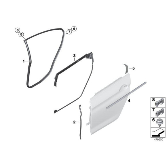 51767162587 Zaczep BMW E81 E92 F07 F13 F21 F22 F32 F34 F36 F82 F87 - 51767162587 - Części oryginalne BMW Łódź | Sklep internetowy BMW