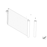 Osuszacz klimatyzacji BMW E60 E63 E65 520d 530d 525d 535d 635d 730d 740d 745d - 64536907403