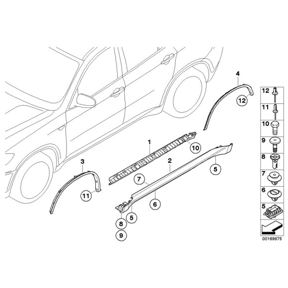 Nit rozprężny BMW E70 E71 E84 F01 F15 F25 F26 F48 X1 X3 X4 X5 X6 - 51777171004