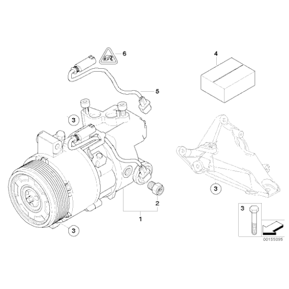 64526987766 Kompresor klimatyzacji - 64526987766 - Części oryginalne BMW Łódź | Sklep internetowy BMW