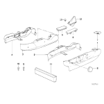 52101873544 Zaczep BMW E12 E24 E23 E28 E30 E32 E34 E36 E38 E39 E53 X5 F12 F91 G14 - 52101873544 - Części oryginalne BMW Łódź | Sklep internetowy BMW