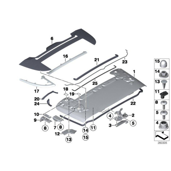 52101873544 Zaczep BMW E12 E24 E23 E28 E30 E32 E34 E36 E38 E39 E53 X5 F12 F91 G14 - 52101873544 - Części oryginalne BMW Łódź | Sklep internetowy BMW