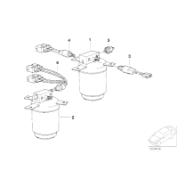 Osuszacz klimatyzacji BMW E34 E32 518 520 524 525 530 535 540 M5 730 735 740 750 - 64538390469