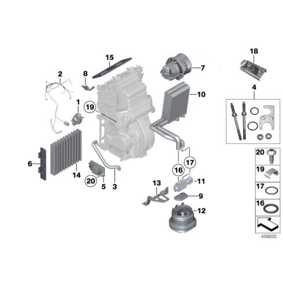 64119355981 Regulator rezystor opornik jeż wentylatora dmuchawy BMW F01 F02 F06 F07 F10 F11 F12 F13 G12 - 64119355981 - Części oryginalne BMW Łódź | Sklep internetowy BMW