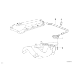 Wąż odpowietrzający odmy BMW E36 E34 316i 318i 518i M43 - 11151739557